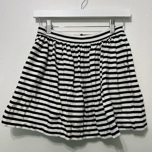 Kate Spade Skirt The Rules Kids Size 10Y Black and‎ White Striped Skirt
